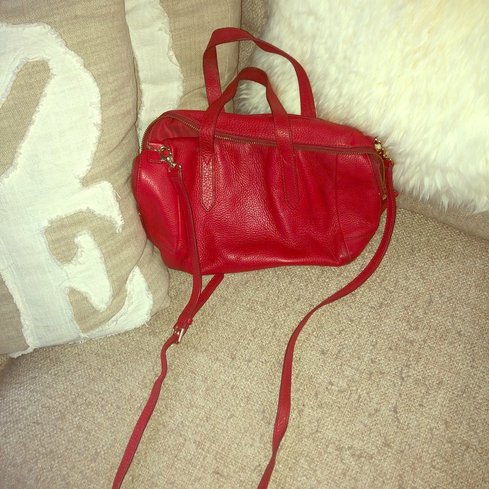 Fossil Red Handbag